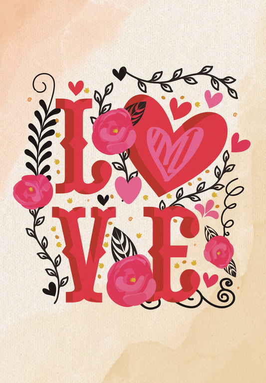 Tarjeta Amor TA64 (3pz)