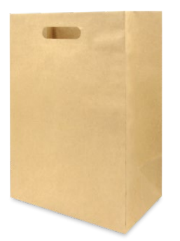 Bolsa Papel 5484 Kraft - 25+11x31cm. - Paydi