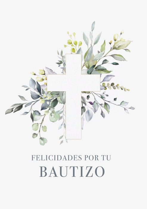 Tarjeta Bautizo TBA109 (3pz)