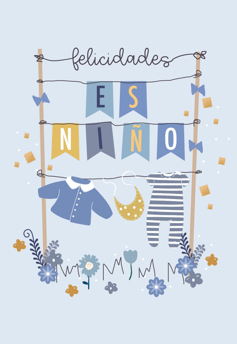 Tarjeta Baby Shower TBS-35 (3pz)