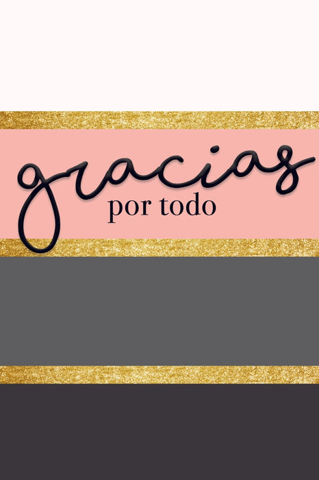 Tarjeta Gracias TMG-104 (3pz)