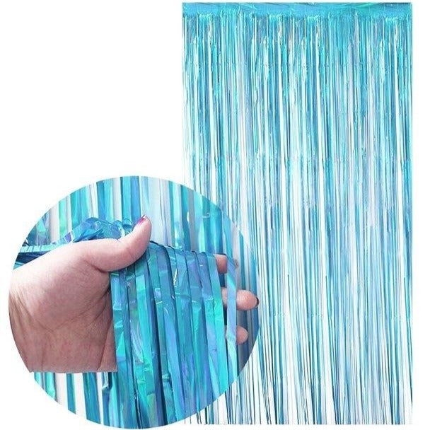 Cortina Metálica Azul Cielo
