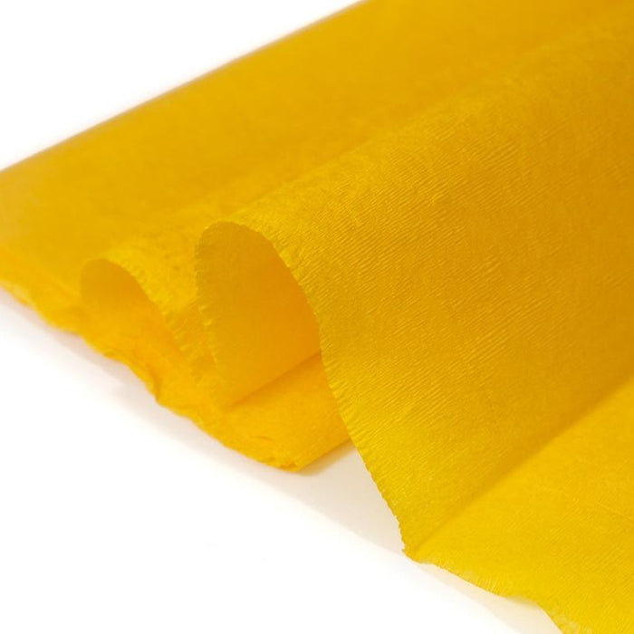Papel Crepe Color Amarillo.