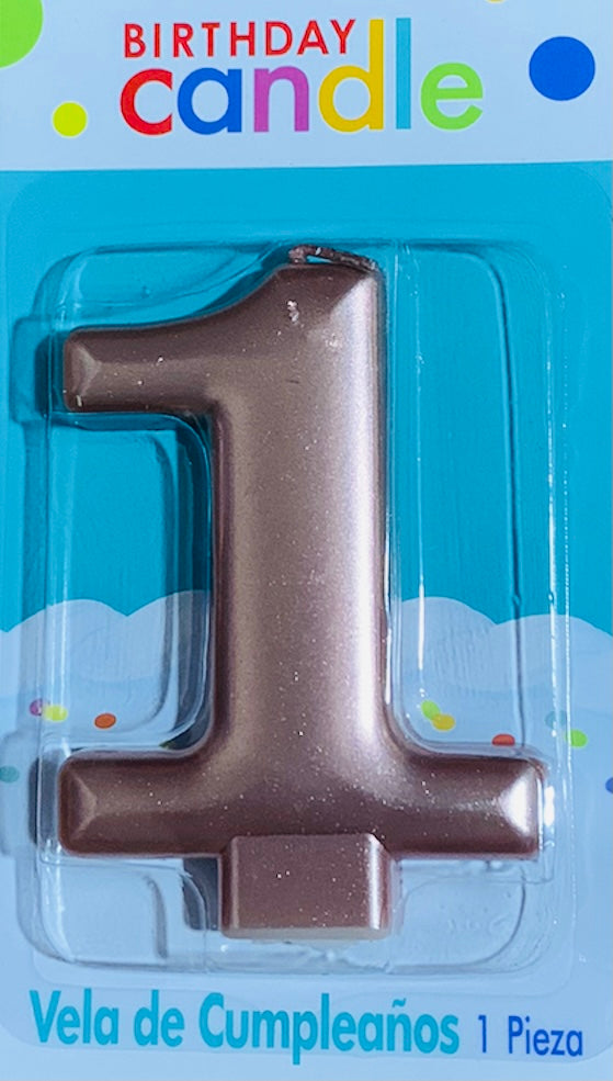 Velas de cumpleaños - Rose Gold