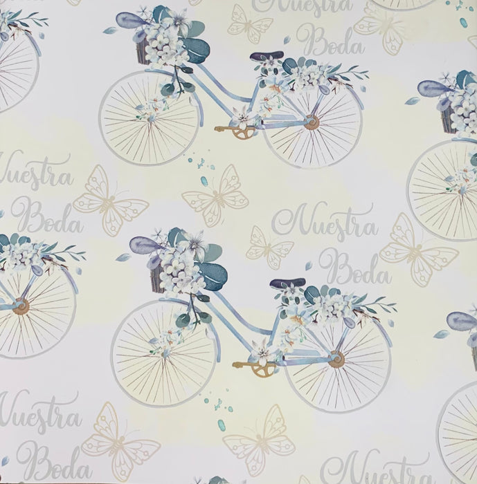 Papel de Regalo Boda 14 (25 pliegos)