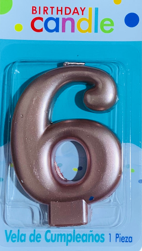 Velas de cumpleaños - Rose Gold