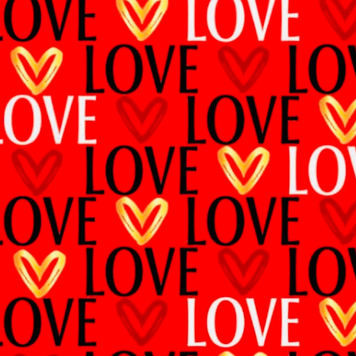 Papel de Regalo Amor (25 pliegos)