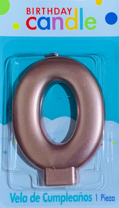 Velas de cumpleaños - Rose Gold