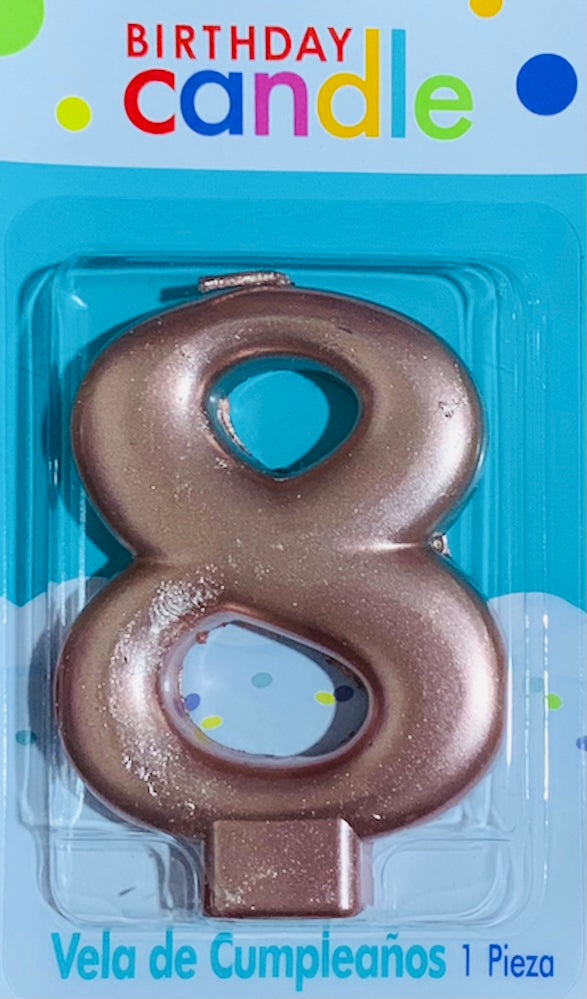 Velas de cumpleaños - Rose Gold