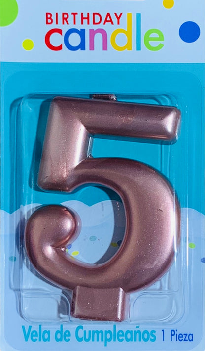 Velas de cumpleaños - Rose Gold