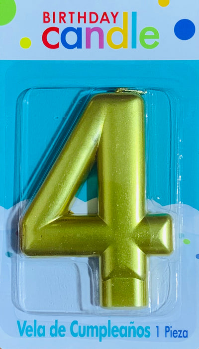 Velas de Cumpleaños Oro