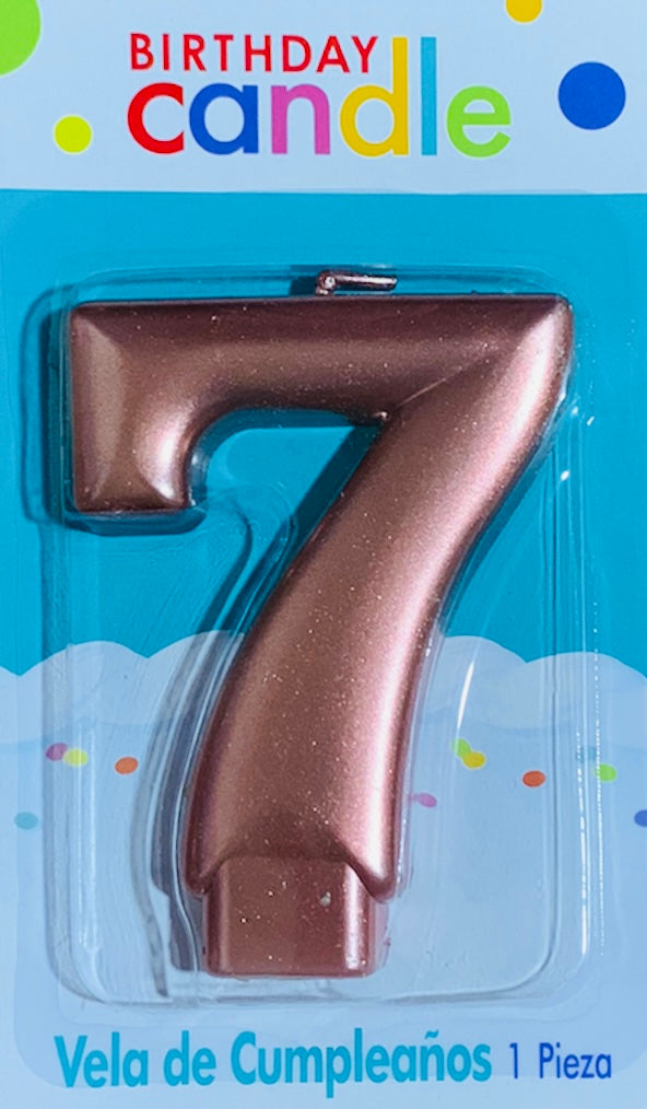 Velas de cumpleaños - Rose Gold